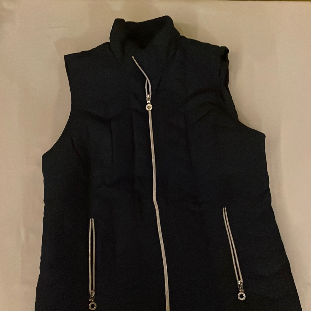 Marc New York Navy Zip Up Vest